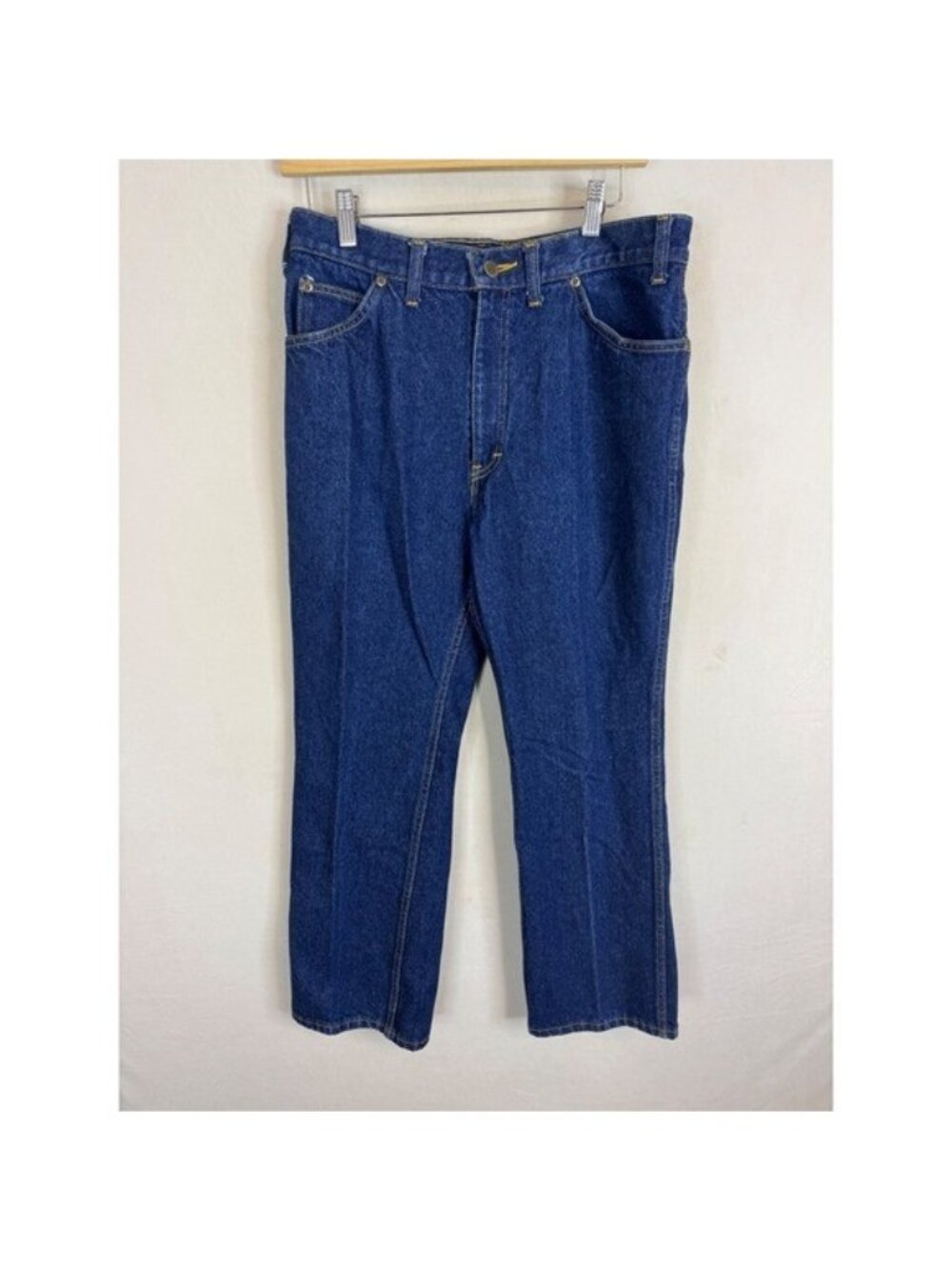 Vintage 90 sLee Mens Dark Wash Straight Leg Denim Jeans Canada 34x30